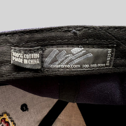 Raree Finds vintage 90s Gold Coast Casino hat interior label showing 100 percent cotton material and branding