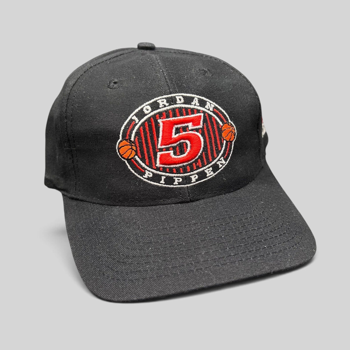 Raree Finds vintage Chicago Bulls 5th championship snapback hat by Sports Specialties with Jordan and Pippen embroidery