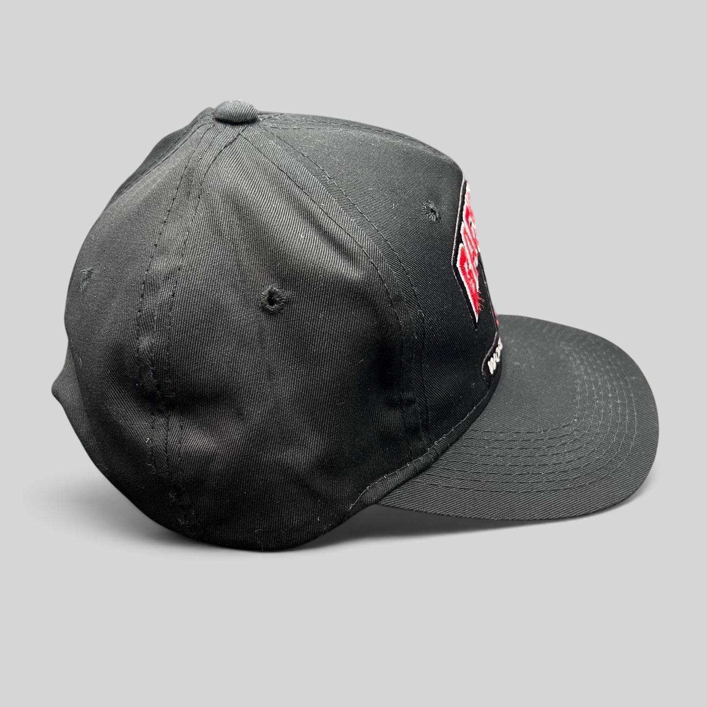 Raree Finds vintage 1992 Chicago Bulls Back-to-Back Champions snapback hat with Stacey King autograph