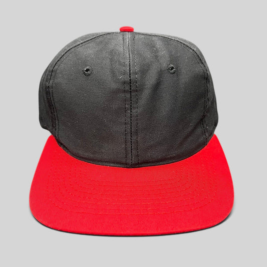 Raree Finds vintage 1992 Juice movie promo snapback hat with a black cotton crown and red flat brim