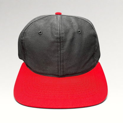 Raree Finds vintage 1992 Juice movie promo snapback hat with a black cotton crown and red flat brim