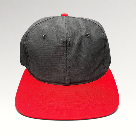 Raree Finds vintage 1992 Juice movie promo snapback hat with a black cotton crown and red flat brim