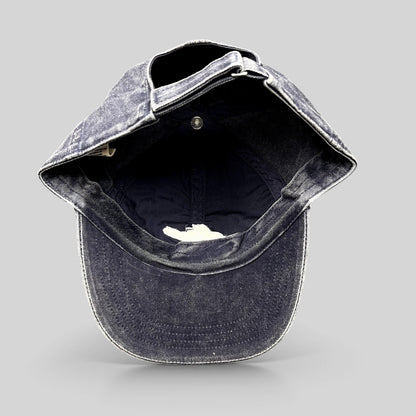 Raree Finds vintage 2003 Old Navy washed navy cotton baseball cap with adjustable strapback closure