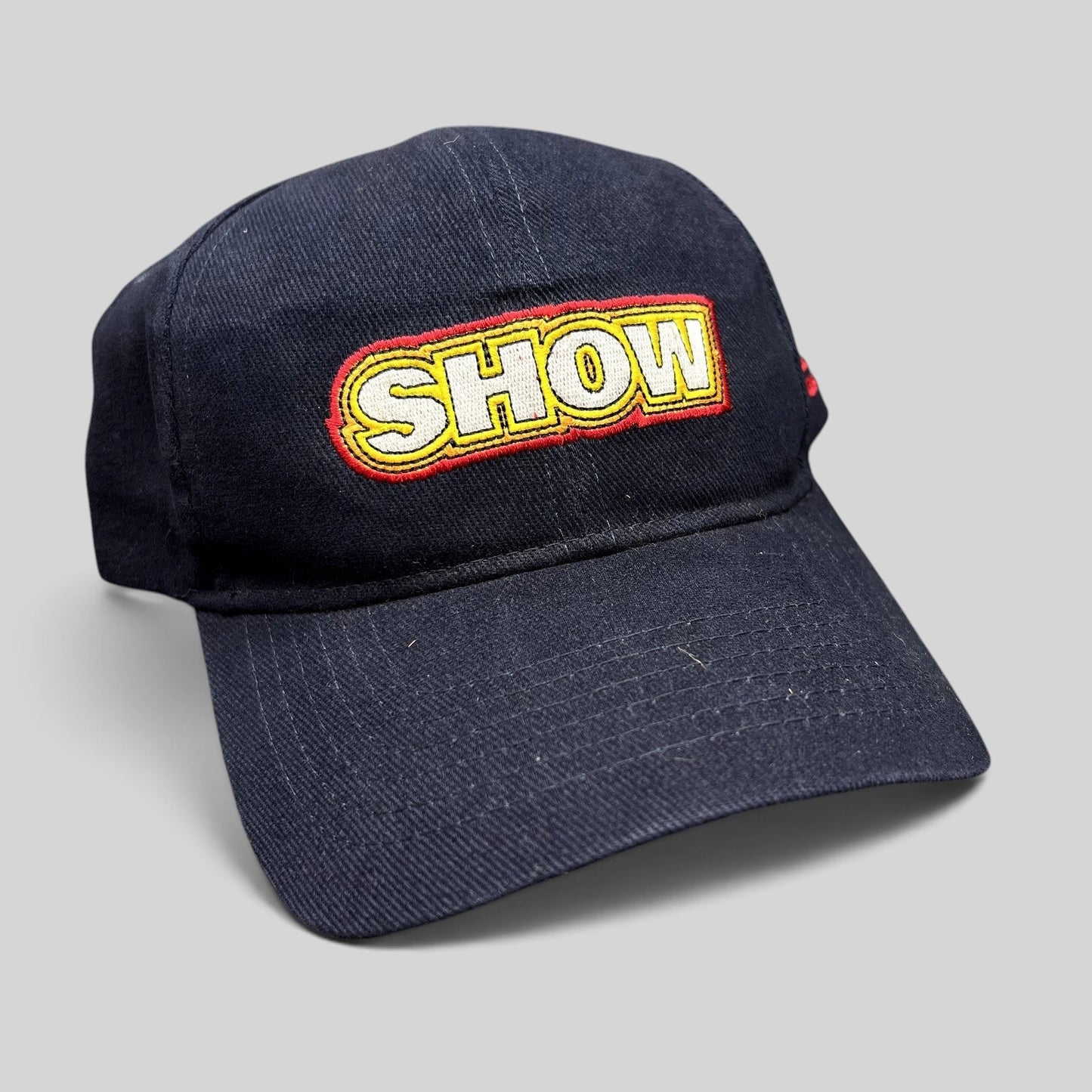 Raree Finds vintage navy blue Telluride Film Festival staff hat with embroidered SHOW logo on the front