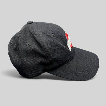 Raree Finds vintage black Ohio State Buckeyes snapback hat by Sports Specialties with embroidered scarlet team logo