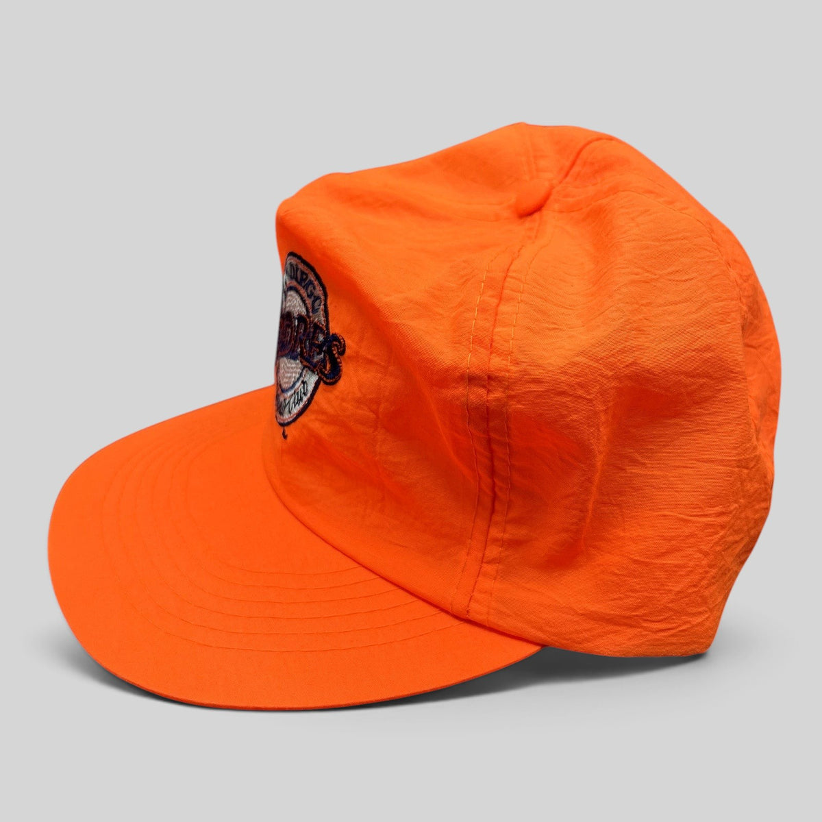 Raree Finds vintage San Diego Padres blaze orange nylon snapback hat with embroidered baseball club logo