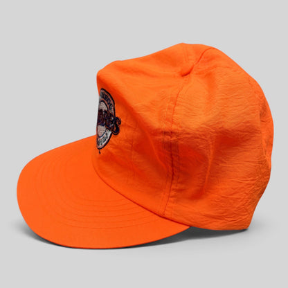 Raree Finds vintage San Diego Padres blaze orange nylon snapback hat with embroidered baseball club logo