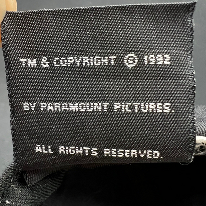 Raree Finds vintage 1992 Paramount Pictures copyright tag from a Juice movie promo snapback hat