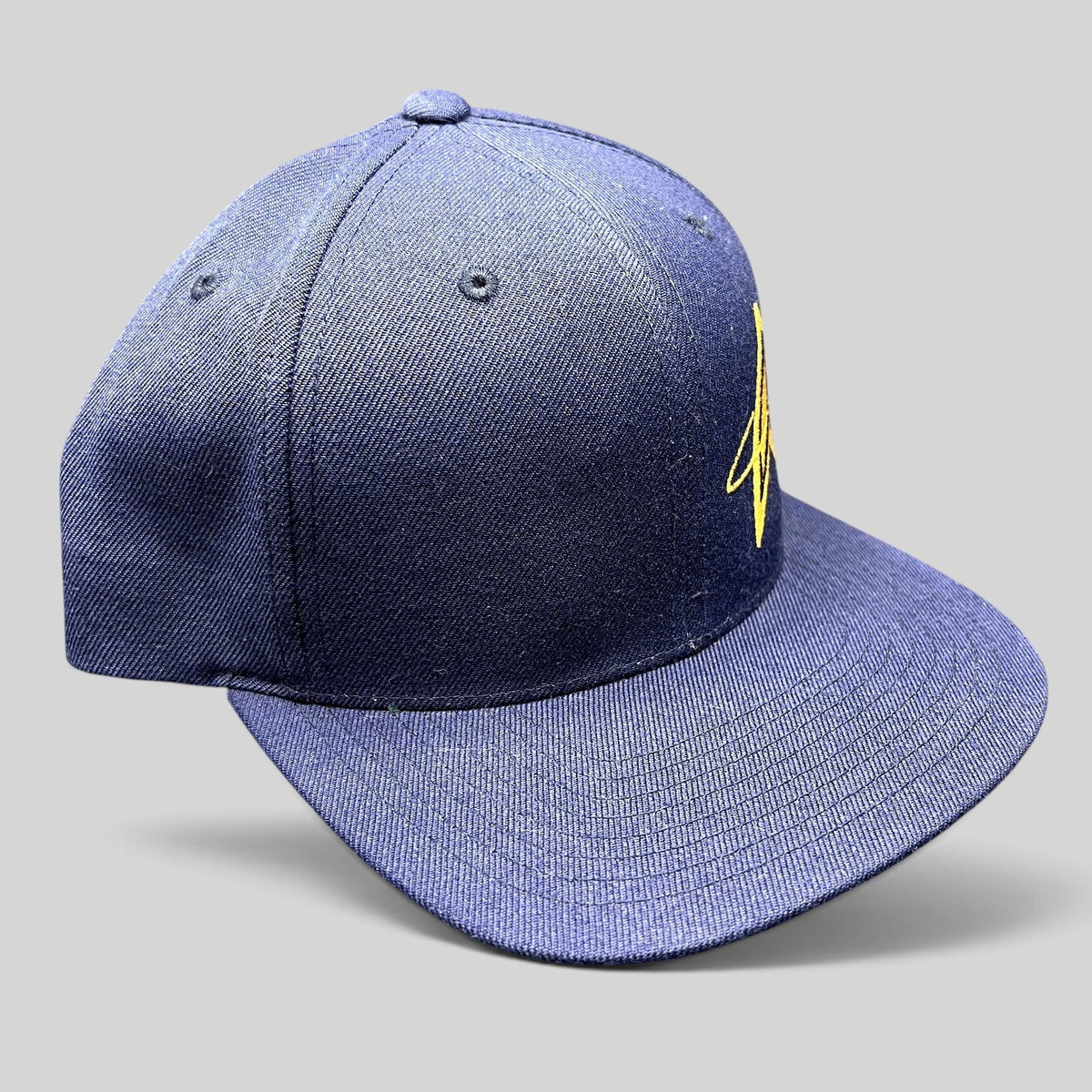 Raree Finds vintage navy Star Trek Starfleet Academy crew snapback hat with gold embroidered insignia