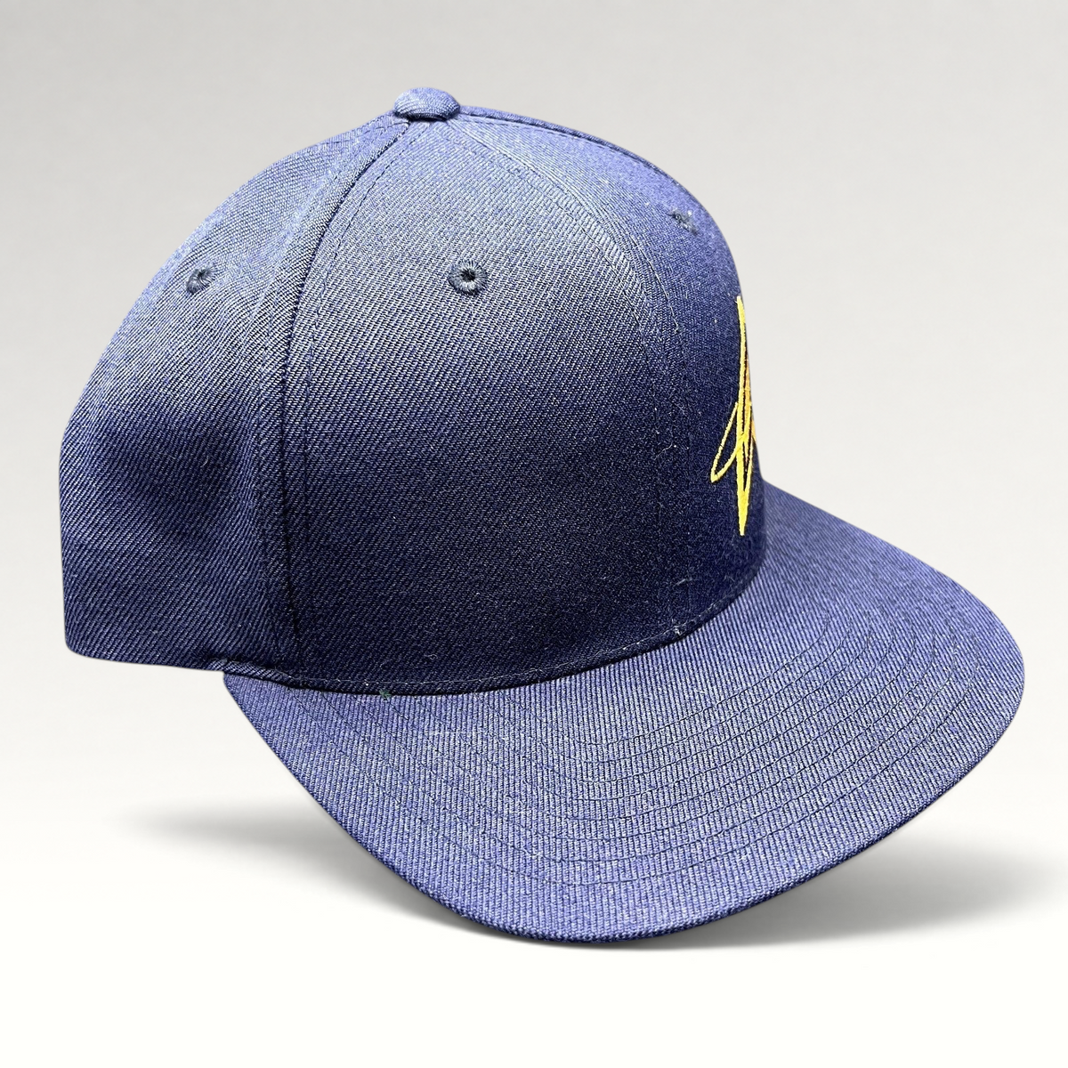 Raree Finds vintage navy Star Trek Starfleet Academy crew snapback hat with gold embroidered insignia