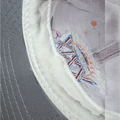 Raree Finds vintage 1995 Super Bowl XXIX snapback interior showing embroidered logo and gray undervisor detail