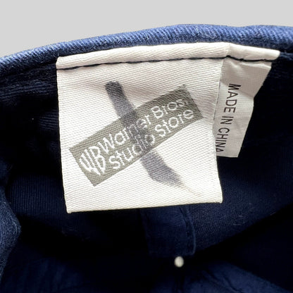 Raree Finds vintage Warner Bros Studio Store tag inside a navy blue Harry Potter Gryffindor Quidditch hat