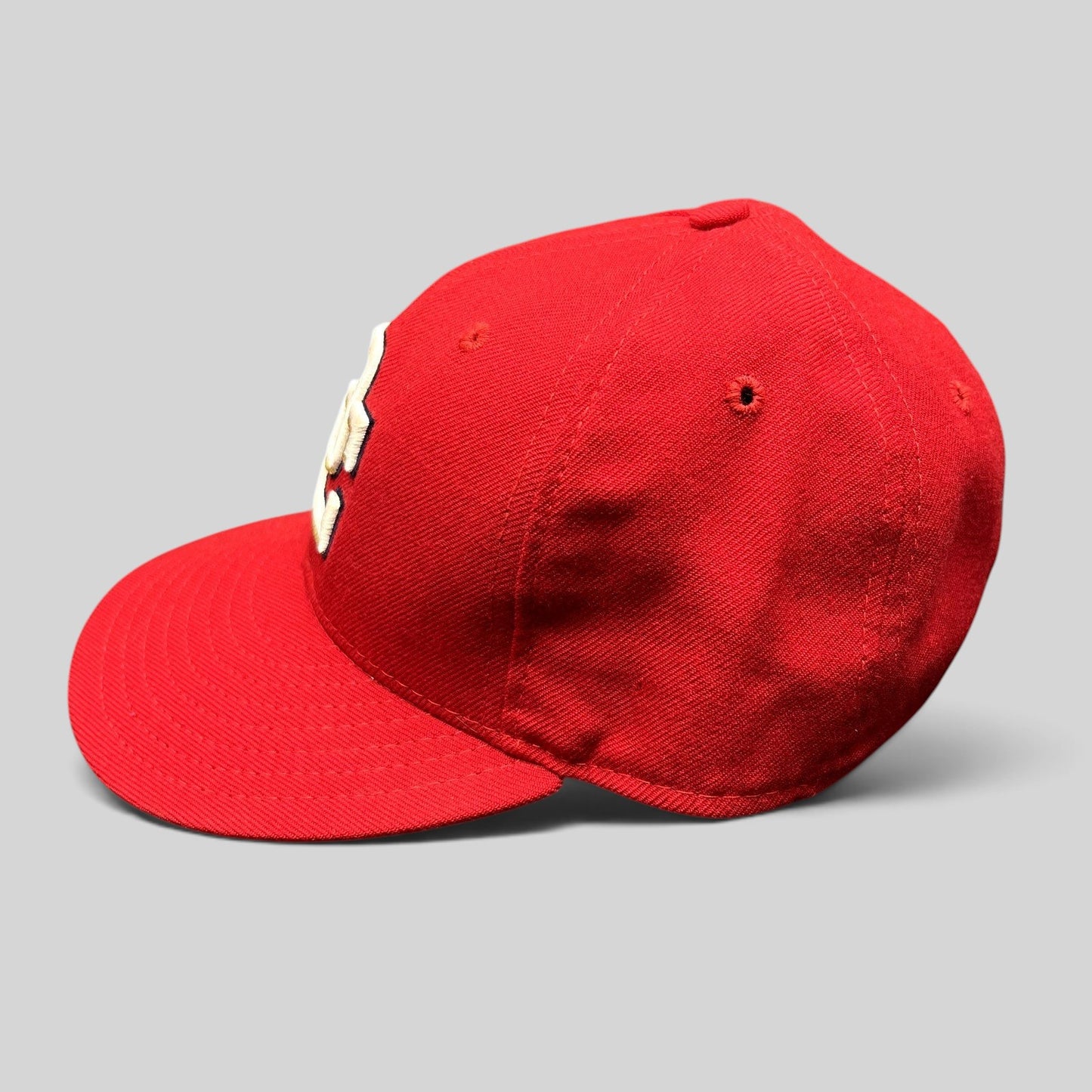 Raree Finds vintage Washington Nationals New Era 59FIFTY fitted cap in red with embroidered interlocking DC logo