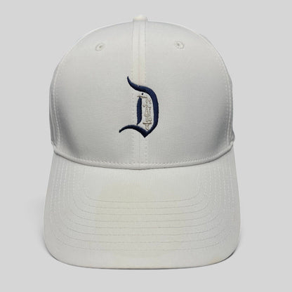 Raree Finds white Disney Nike Legacy 91 performance cap with an embroidered navy D logo on the front