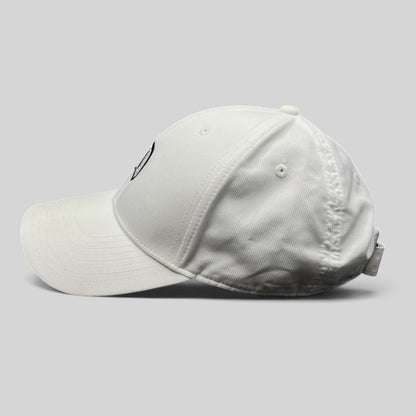 Raree Finds white Nike Legacy 91 Disney collaboration cap with embroidered D logo and adjustable strapback closure