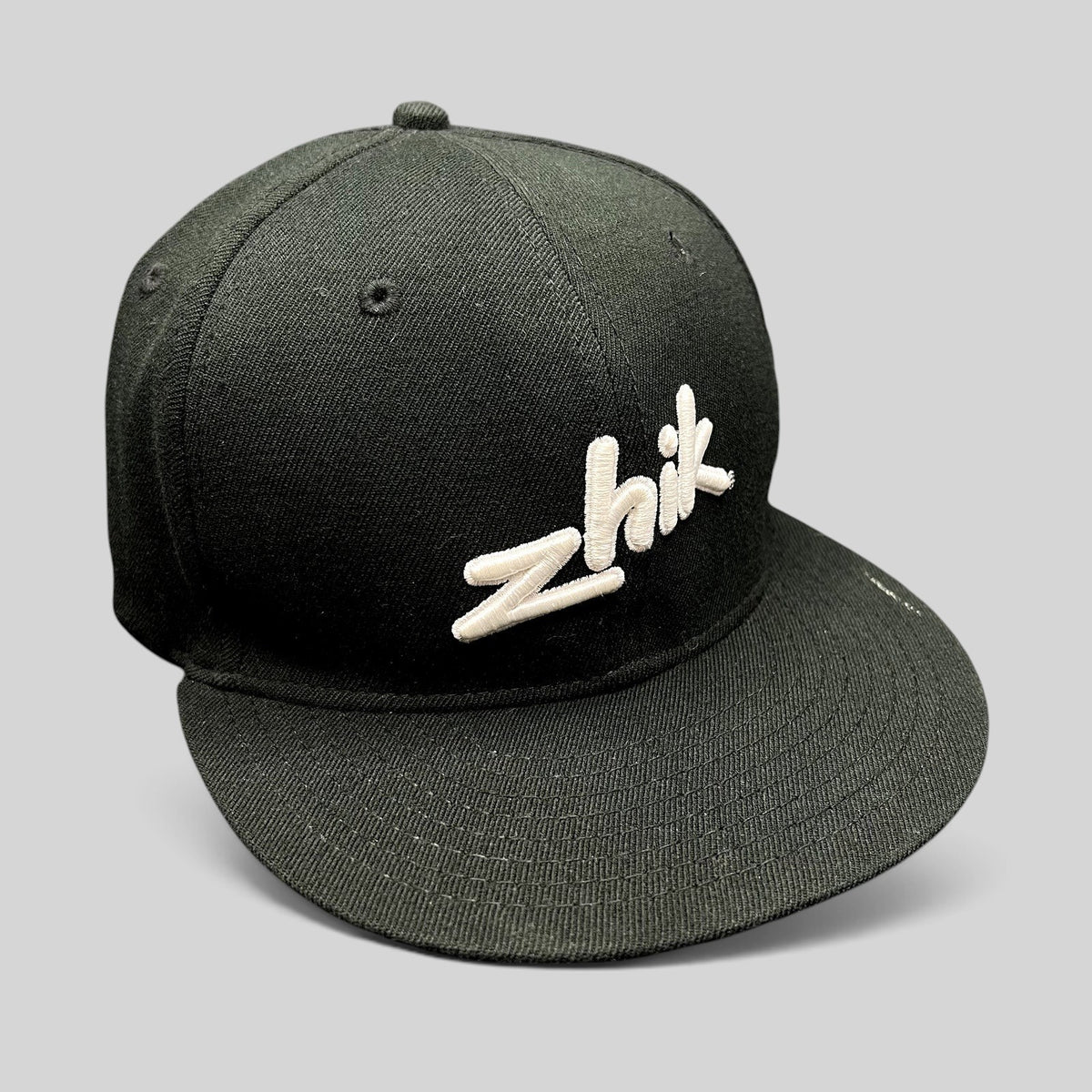 Raree Finds Zhik limited edition black fitted sailing cap with white embroidered logo and flat brim