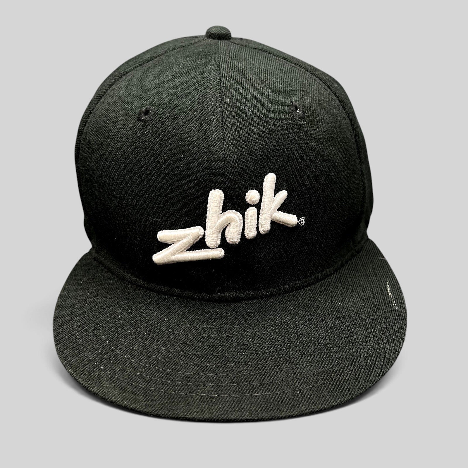 Raree Finds Zhik limited edition black wool fitted sailing cap with white embroidered logo