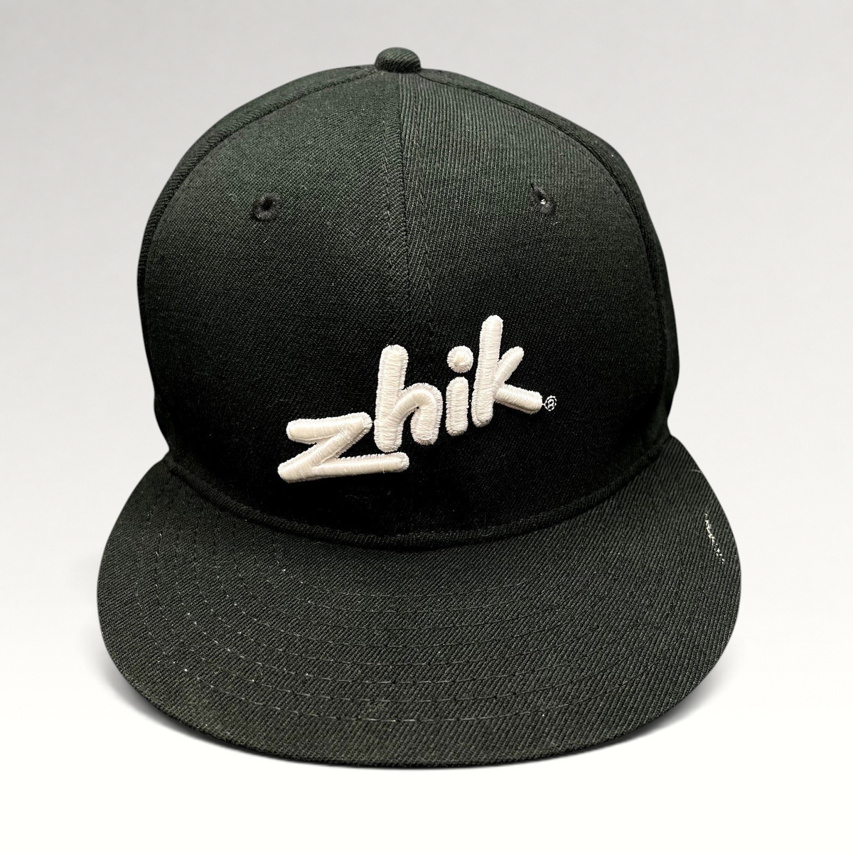 Raree Finds Zhik limited edition black wool fitted sailing cap with white embroidered logo