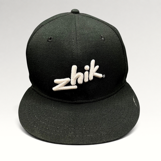 Raree Finds Zhik limited edition black wool fitted sailing cap with white embroidered logo