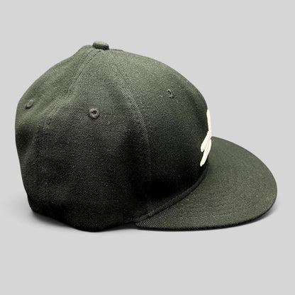Raree Finds Zhik limited edition black wool fitted sailing cap with white embroidered logo and flat brim